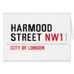 Harmood Street  Greeting/note cards