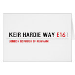 keir Hardie Way  Greeting/note cards