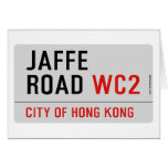 Jaffe Road  Greeting/note cards