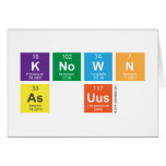 known 
 as UUs  Greeting/note cards