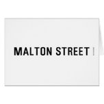 Malton Street  Greeting/note cards