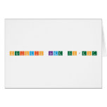 Periodic Name Project  Greeting/note cards