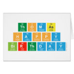 Thomas
 Happy 
 Birthday  Greeting/note cards