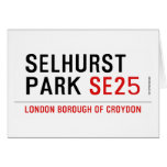 Selhurst park  Greeting/note cards