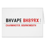 BHVape  Greeting/note cards
