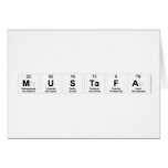 Mustafa  Greeting/note cards