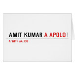 Amit kumar  Greeting/note cards