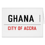 GHANA  Greeting/note cards