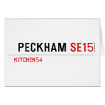  PECKHAM  Greeting/note cards
