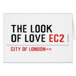 the look of love  Greeting/note cards