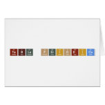 Tabla Periodica  Greeting/note cards