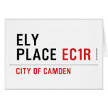 Ely Place  Greeting/note cards