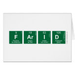 Farid  Greeting/note cards