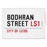 Bodhran Street  Greeting/note cards