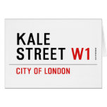 Kale Street  Greeting/note cards