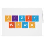 Olivia
 Brown  Greeting/note cards