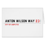 Anton Wilson Way  Greeting/note cards