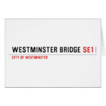 Westminster Bridge  Greeting/note cards
