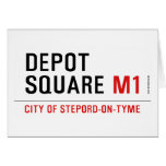 Depot Square  Greeting/note cards