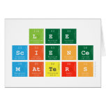 Lee 
 Science
 Matters  Greeting/note cards