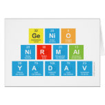 Genio
 Nirmal
 Yadav  Greeting/note cards