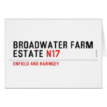 Broadwater Farm Estate  Greeting/note cards