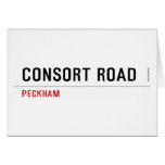 CONSORT ROAD  Greeting/note cards