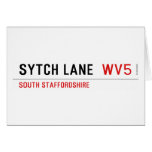 sytch lane   Greeting/note cards