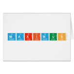 MAXIMUS  Greeting/note cards