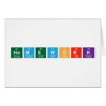 Homework  Greeting/note cards