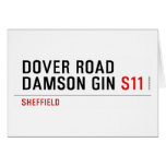 Dover Road  Damson Gin  Greeting/note cards