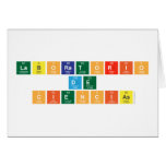 laboratorio
 de
 Ciencias  Greeting/note cards