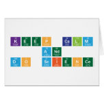 KEEP CALM
 AND 
 DO SCIENCE  Greeting/note cards