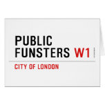 public funsters  Greeting/note cards