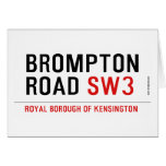 BROMPTON ROAD  Greeting/note cards