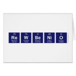 Rewbenio  Greeting/note cards