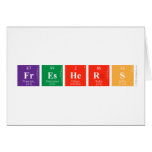 FRESHERS   Greeting/note cards