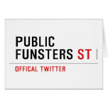 public funsters  Greeting/note cards