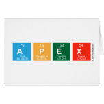 APEX  Greeting/note cards
