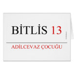 BİTLİS  Greeting/note cards