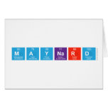 Maynard  Greeting/note cards