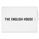 The English HOUSE  Greeting/note cards