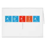 ADRIA
   Greeting/note cards