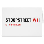 Stoopstreet  Greeting/note cards