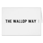 The Wallop Way  Greeting/note cards