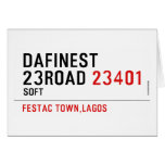 Dafinest 23road  Greeting/note cards