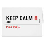 KEEP CALM  Greeting/note cards