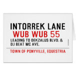 Intorrek Lane   Greeting/note cards