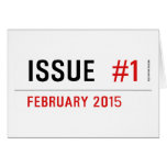 Issue   Greeting/note cards