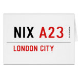 Nix  Greeting/note cards